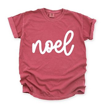 Simply Sage Market Noel Bold Cursive Garment Dyed Tee