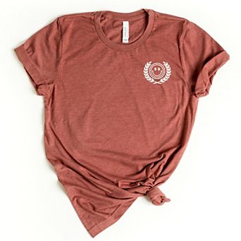 S.W.Smiley Endless Vacation Front And Back - Women's Short Sleeve Graphic T-Shirt