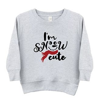 I'm Snow Cute Glitter Youth Ultra-soft Graphic Sweatshirt