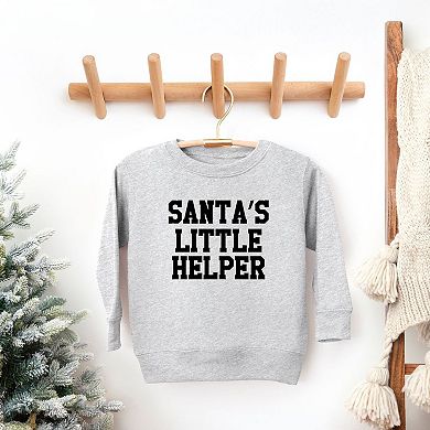 Santa's Little Helper Words Youth Ultra-soft Graphic Sweatshirt