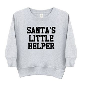 Santa's Little Helper Words Youth Ultra-soft Graphic Sweatshirt