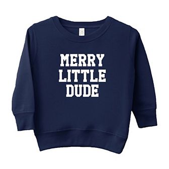 Merry Little Dude Toddler Graphic Sweatshirt