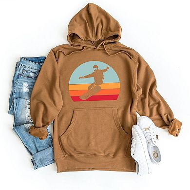 Snowboard With Stripes Hoodie
