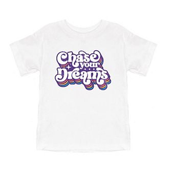 Chase Your Dreams Retro Toddler Short Sleeve Graphic Tee
