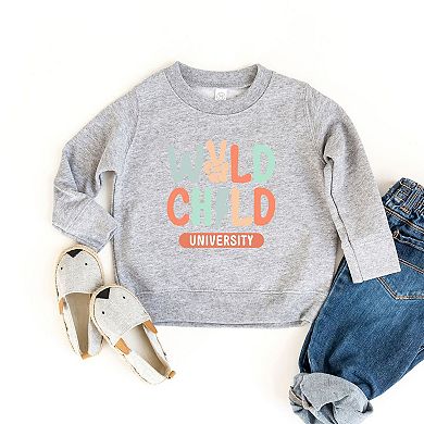 Wild Child Peace Toddler Graphic Sweatshirt
