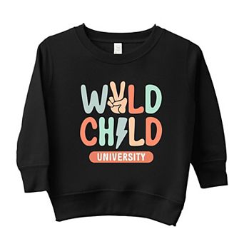 Wild Child Peace Toddler Graphic Sweatshirt