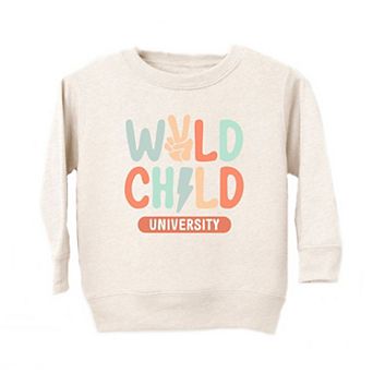 Wild Child Peace Toddler Graphic Sweatshirt