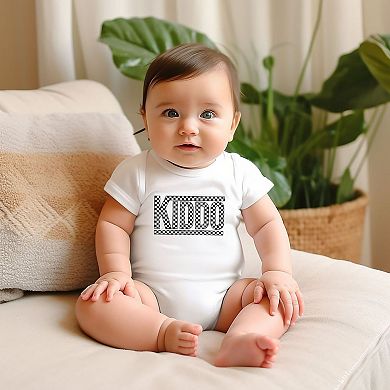 Kiddo Checkered Baby Bodysuit