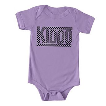 Kiddo Checkered Baby Bodysuit