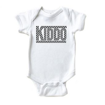 Kiddo Checkered Baby Bodysuit