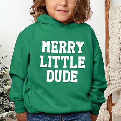 Merry Little Dude Toddler Graphic Hoodie