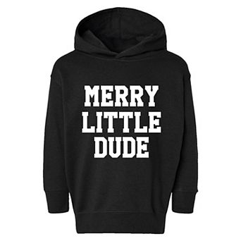 Merry Little Dude Toddler Graphic Hoodie