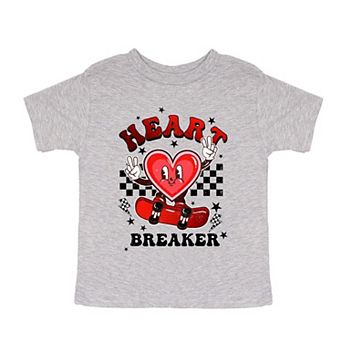 Heart Breaker Skater Youth Short Sleeve Graphic Tee