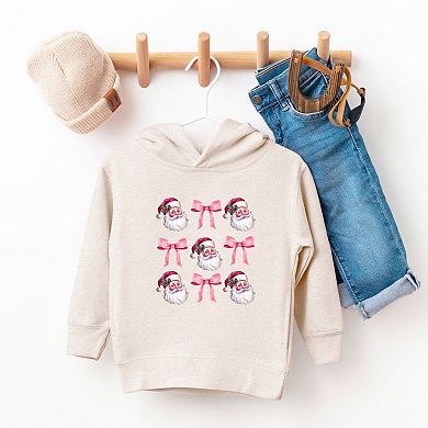 Coquette Santa Chart Toddler Graphic Hoodie