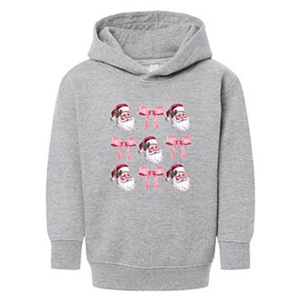 Coquette Santa Chart Toddler Graphic Hoodie