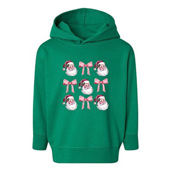 Coquette Santa Chart Toddler Graphic Hoodie