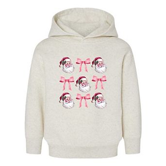 Coquette Santa Chart Toddler Graphic Hoodie