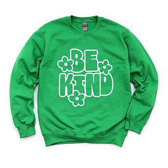 Retro Be Kind Flowers Sweatshirt