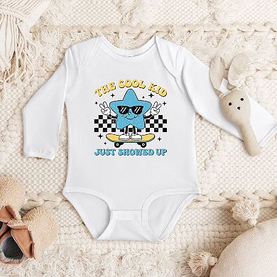 Cool Kid Star Baby Long Sleeve Bodysuit