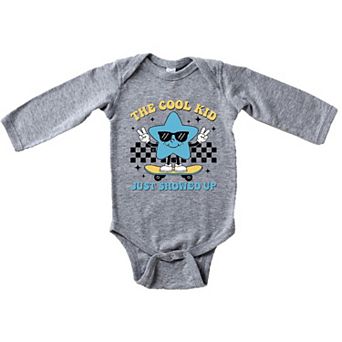 Cool Kid Star Baby Long Sleeve Bodysuit