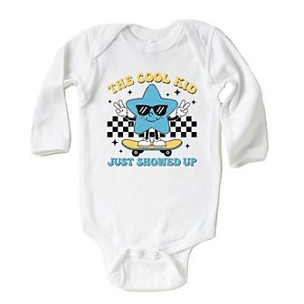 Cool Kid Star Baby Long Sleeve Bodysuit