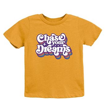 Chase Your Dreams Retro Youth Short Sleeve Graphic Tee