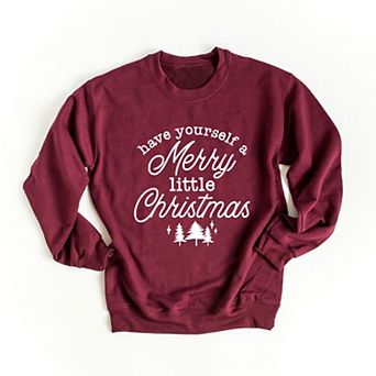 Merry Little Christmas Trees Sweatshirt