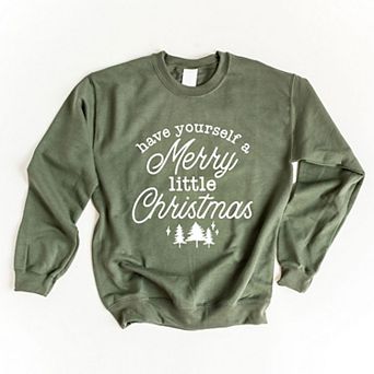 Merry Little Christmas Trees Sweatshirt