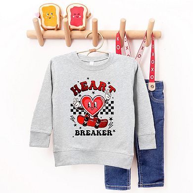 Heart Breaker Skater Youth Ultra-Soft Graphic Sweatshirt