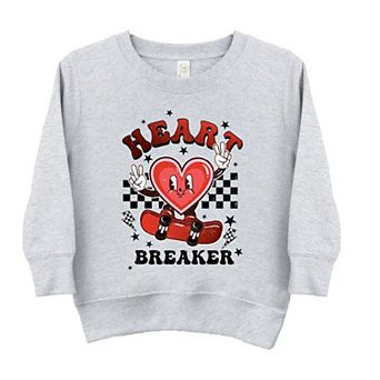 Heart Breaker Skater Youth Ultra-Soft Graphic Sweatshirt