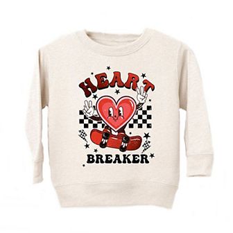 Heart Breaker Skater Youth Ultra-Soft Graphic Sweatshirt