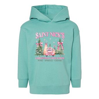 Coquette St. Nick's Tree Farm Toddler Graphic Hoodie