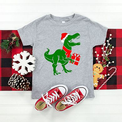 Dino Present Youth Short Sleeve Graphic Tee