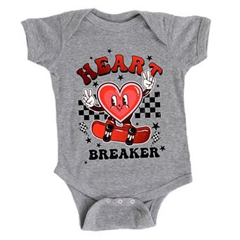 Heart Breaker Skater Baby Bodysuit