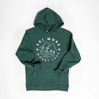 Ski More Worry Less Hoodie