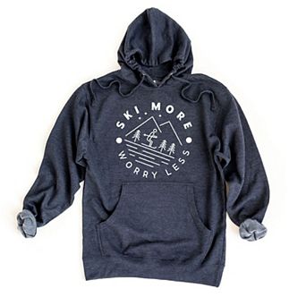 Ski More Worry Less Hoodie