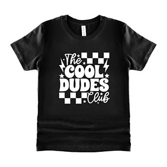 Cool Dudes Club Toddler Short Sleeve Graphic Tee