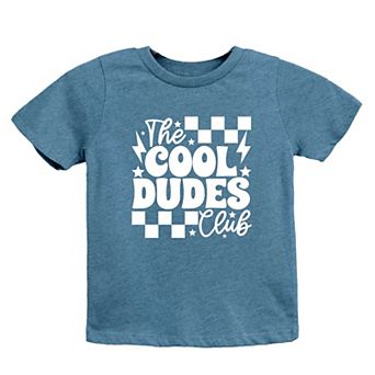 Cool Dudes Club Toddler Short Sleeve Graphic Tee