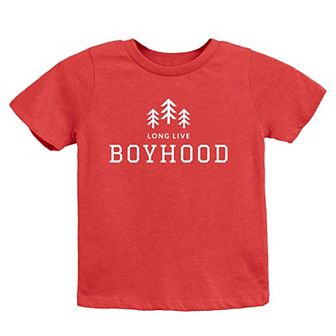 Long Live Boyhood Youth Short Sleeve Graphic Tee