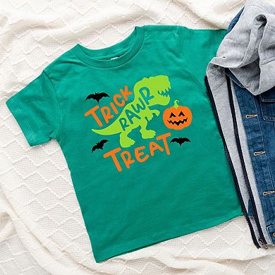Trick Rawr Treat - Toddler Short Sleeve Graphic T-Shirt