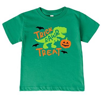 Trick Rawr Treat - Toddler Short Sleeve Graphic T-Shirt