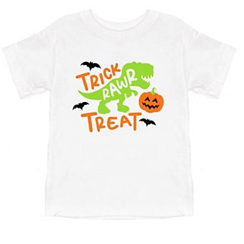 Trick Rawr Treat - Toddler Short Sleeve Graphic T-Shirt