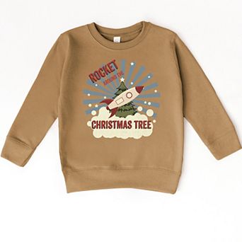 Rocket Around The Christmas Tree - Toddler Graphic Sweatshirt