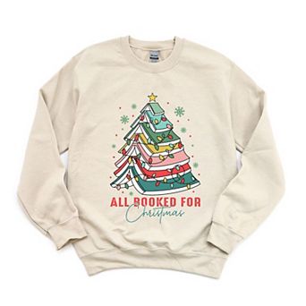 All Booked For Christmas Sweatshirt