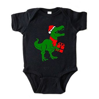 Dino Present Baby Bodysuit