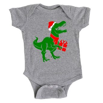 Dino Present Baby Bodysuit