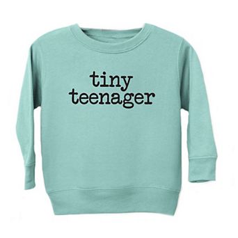 Tiny Teenager Typewriter Toddler Graphic Sweatshirt