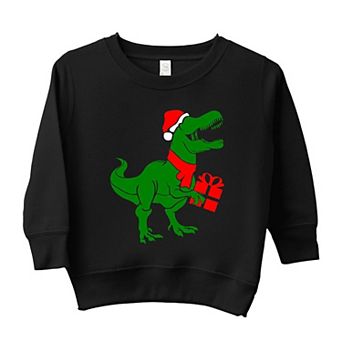 Dino Present Youth Ultra-Soft Graphic Sweatshirt