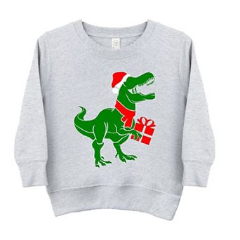 Dino Present Youth Ultra-Soft Graphic Sweatshirt
