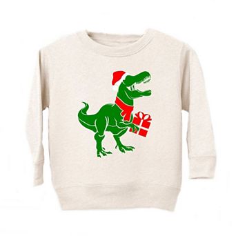 Dino Present Youth Ultra-Soft Graphic Sweatshirt